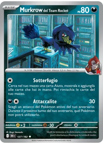 Murkrow del Team Rocket #127/182 — Rivali Predestinati