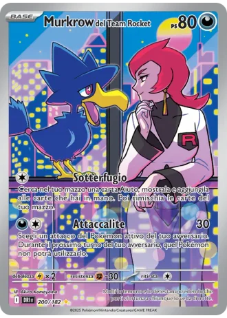 Murkrow del Team Rocket #200/182 — Rivali Predestinati