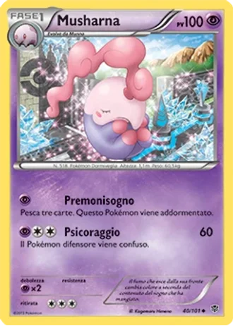 Musharna #40/101 — Esplosione Plasma