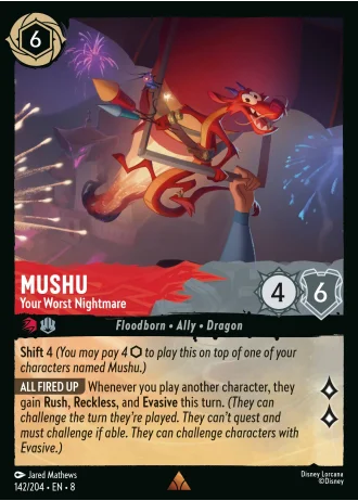 Mushu - Your Worst Nightmare #142/204 — Reign of Jafar