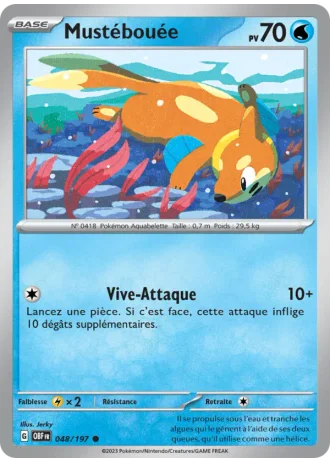 Mustébouée #048/197 — Flammes Obsidiennes
