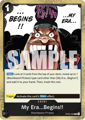 My Era...Begins!! (OP09-096) — Emperors in the New World (OP09)