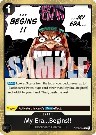 My Era...Begins!! (OP09-096) (Reprint) — One Piece Card The Best Vol.2(PRB02)