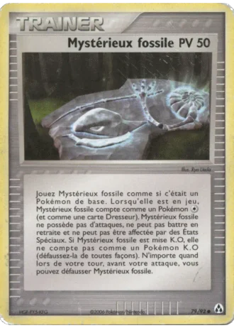 Mystérieux fossile #79/92 — EX Créateurs de légendes