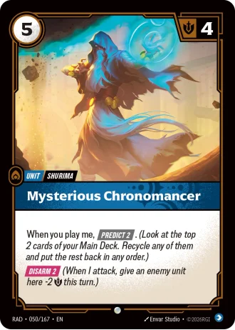 Mysterious Chronomancer #050/167 — Radiance