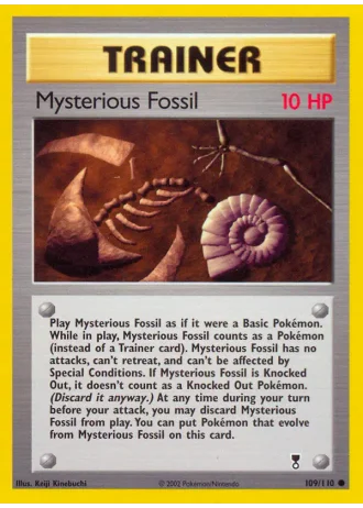Mysterious Fossil #109 — Legendary Collection