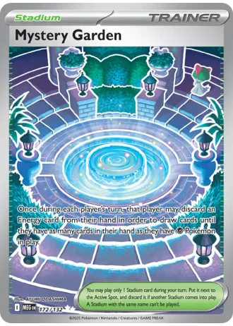Mystery Garden #172/132 — Mega Evolution