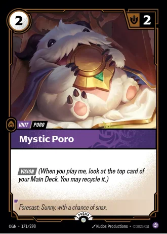 Mystic Poro #171/298 — Organized Play Promos