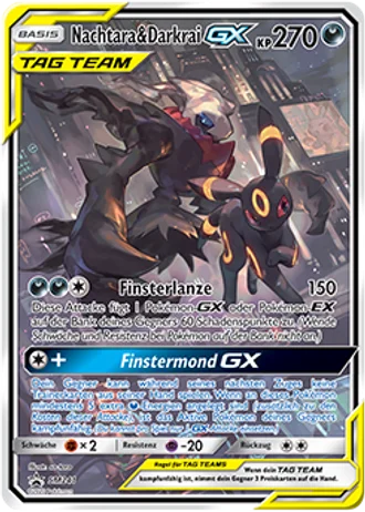 Nachtara & Darkrai GX SM241 — Sonne & Mond Promos