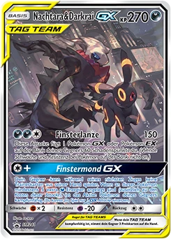 Nachtara & Darkrai GX SM241 — Sonne & Mond Promos