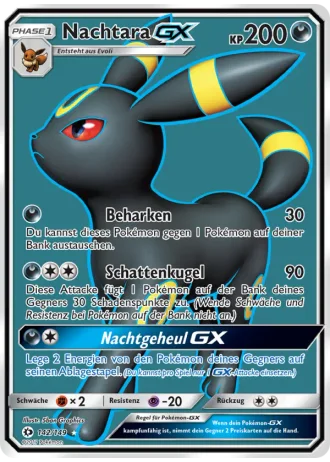 Nachtara GX #142/149 — Sonne & Mond