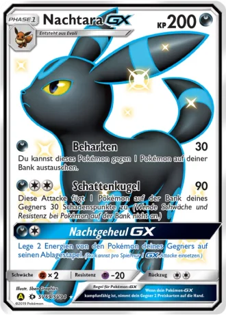 Nachtara GX SV69 — Schillernde Schatzkammer (Verborgenes Schicksal)