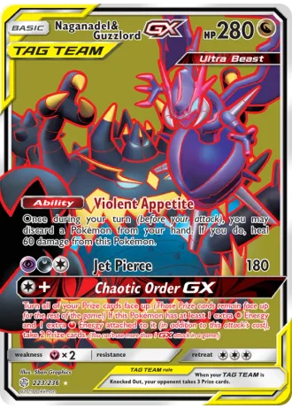 Naganadel & Guzzlord GX #223/236 — Cosmic Eclipse