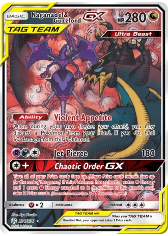 Naganadel & Guzzlord GX #224/236 — Cosmic Eclipse