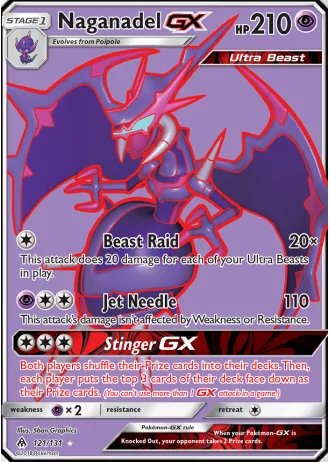 Naganadel GX #121/131 — Forbidden Light