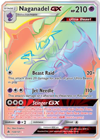 Naganadel GX #134/131 — Forbidden Light