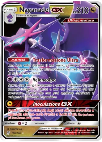 Naganadel GX #160 — Sintonia Mentale