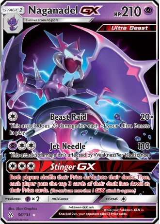 Naganadel GX #56/131 — Forbidden Light