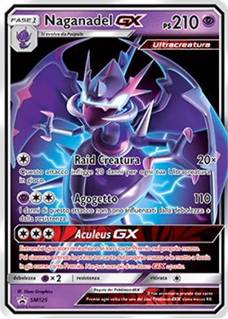 Naganadel GX SM125 — Sole e Luna Promos