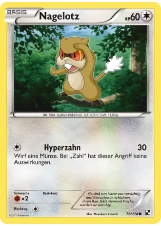 Nagelotz #78/114 — Schwarz & Weiß