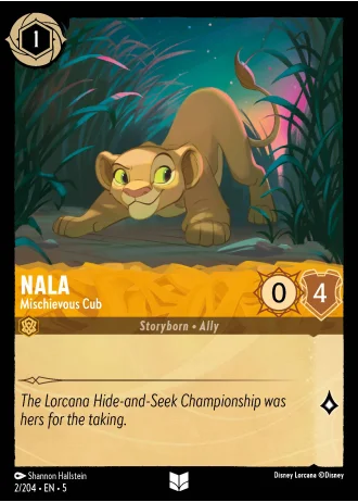 Nala - Mischievous Cub #2/204 — Shimmering Skies