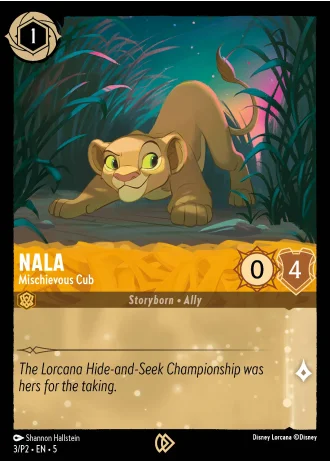 Nala - Mischievous Cub #3/204 — Shimmering Skies