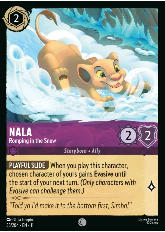 Nala - Romping in the Snow #35/204 — Winterspell