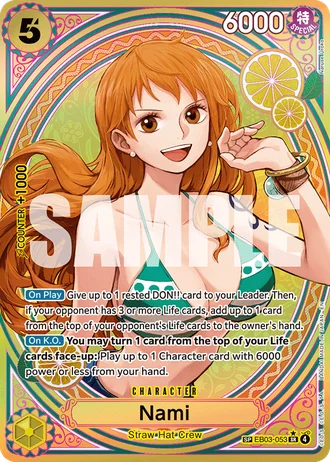 Nami (EB03-053) (Alternative Art 2) — ONE PIECE Heroines Edition (EB03)