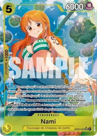 Nami (EB03-053) (Alternative Art) — ONE PIECE Heroines Edition (EB03)