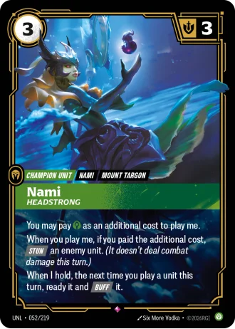 Nami, Headstrong #052/219 — Unleashed