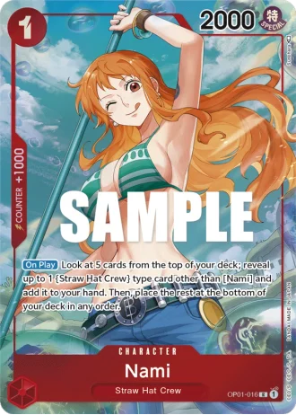 Nami (OP01-016) (Alternative Art) — Romance Dawn (OP01)