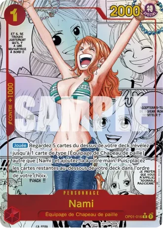 Nami (OP01-016) (Manga Rare) — ONE PIECE CARD THE BEST (PRB01)