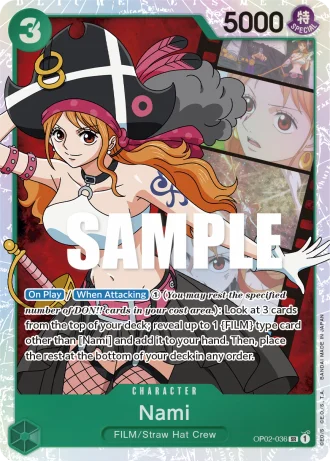 Nami (OP02-036) — Paramount War (OP02)