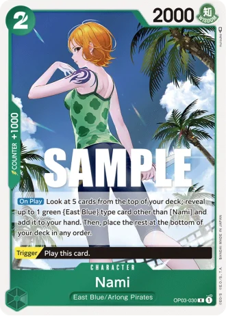 Nami (OP03-030) — Pillars of Strength (OP03)