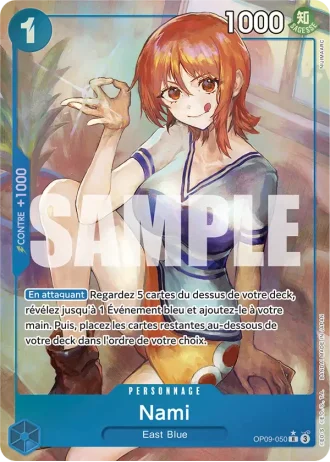 Nami (OP09-050) (Alternative Art) — Les Nouveaux Empereurs (OP09)