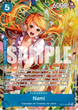 Nami (OP11-054) (Alternative Art) — Des Poings Vifs Comme l'Éclair (OP11)