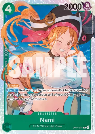 Nami (OP14-031) — The Azure Sea's Seven (OP14-EB04)
