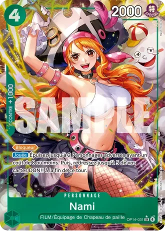 Nami (OP14-031) (Alternative Art) — Les Sept de la Mer d'Azur (OP14-EB04)