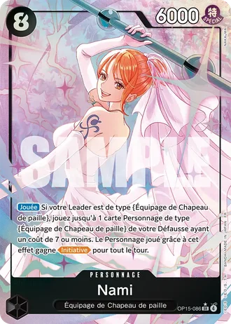 Nami (OP15-086) (Alternative Art) — Aventure sur l'Île de Dieu (OP15-EB04)
