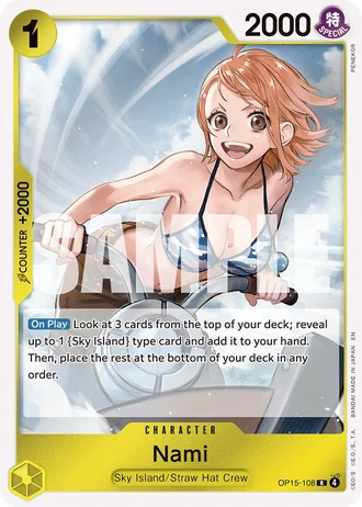 Nami (OP15-108) — Adventure on Kami's Island (OP15-EB04)