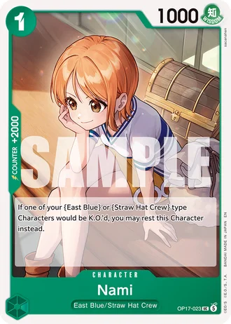 Nami (OP17-023) — The World's Strongest Warriors (OP17)