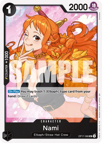 Nami (OP17-086) — The World's Strongest Warriors (OP17)