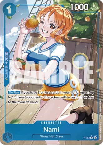 Nami (P-053) (Full Art) — One Piece The Best (PRB01)