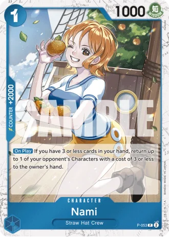 Nami (P-053) (Jolly Roger Foil) — One Piece The Best (PRB01)