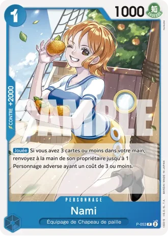 Nami (P-053) (Jolly Roger Foil) — ONE PIECE CARD THE BEST (PRB01)