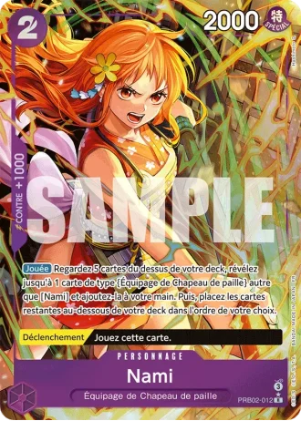 Nami (PRB02-012) (Special Rare) — ONE PIECE CARD THE BEST vol.2 (PRB02)