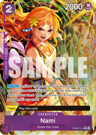 Nami (RB02-012) (Alternative Art) — One Piece Card The Best Vol.2(PRB02)