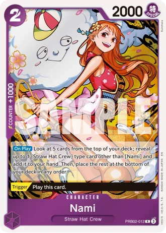 Nami (RB02-012) (Pirate Foil) — One Piece Card The Best Vol.2(PRB02)