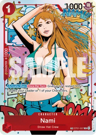 Nami (ST01-007) (Treasure Rare) — Wings of the Captain (OP06)