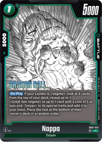 Nappa SB01-024 — Manga Booster 01 (SB01)